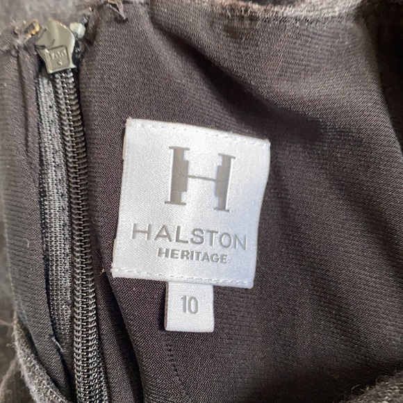 Halston Heritage Sheath Sleeveless Wool Dress - Picture 3 of 3